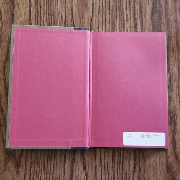 Vintage Multimind Robert Ornstein Mind Brain Psychology Human Behavior - Picture 10 of 10